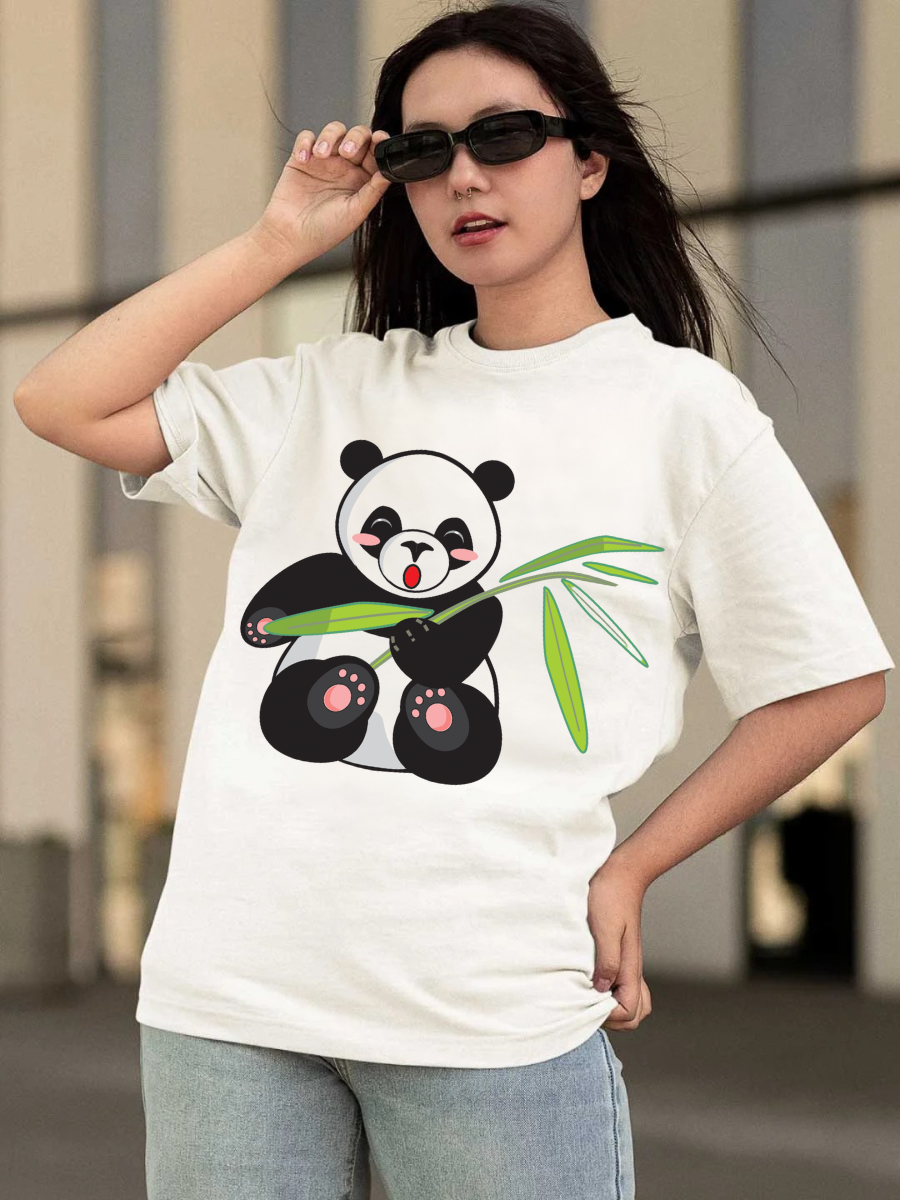 Panda Oversized Graphic t-shirt