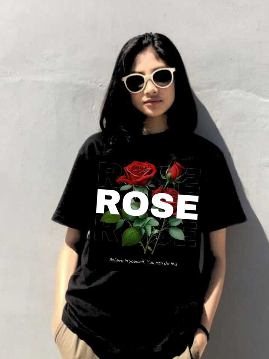 Belive in yourself Oversized Graphic t shirt