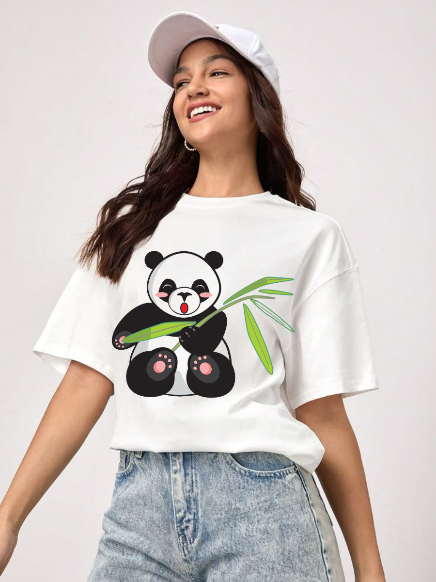 Panda Oversized Graphic t-shirt