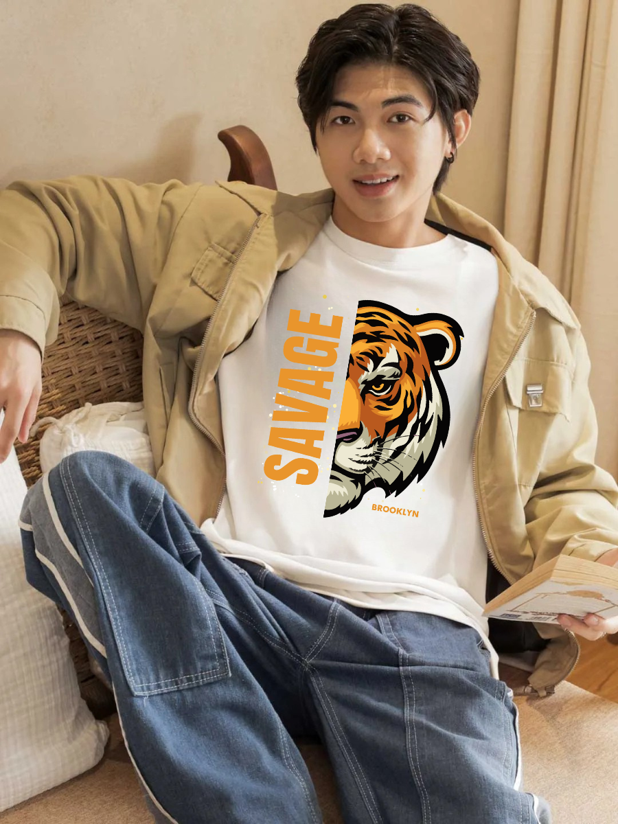 Tiger Oversized Graphic t-shirt