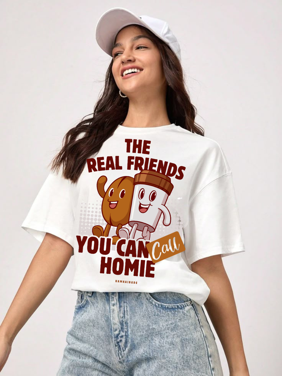 The Real Friends Oversized Graphic t-shirt