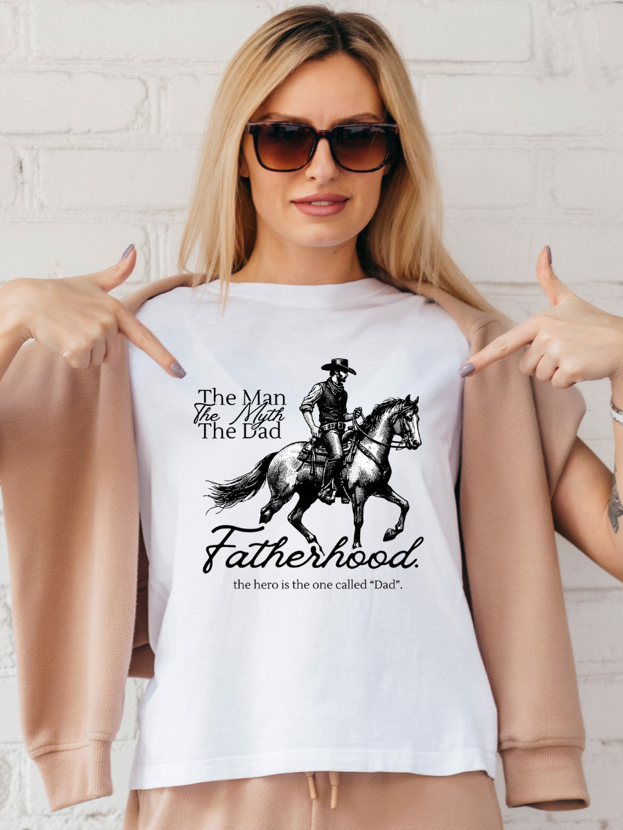 Fatherhood Oversized Graphic t shirt