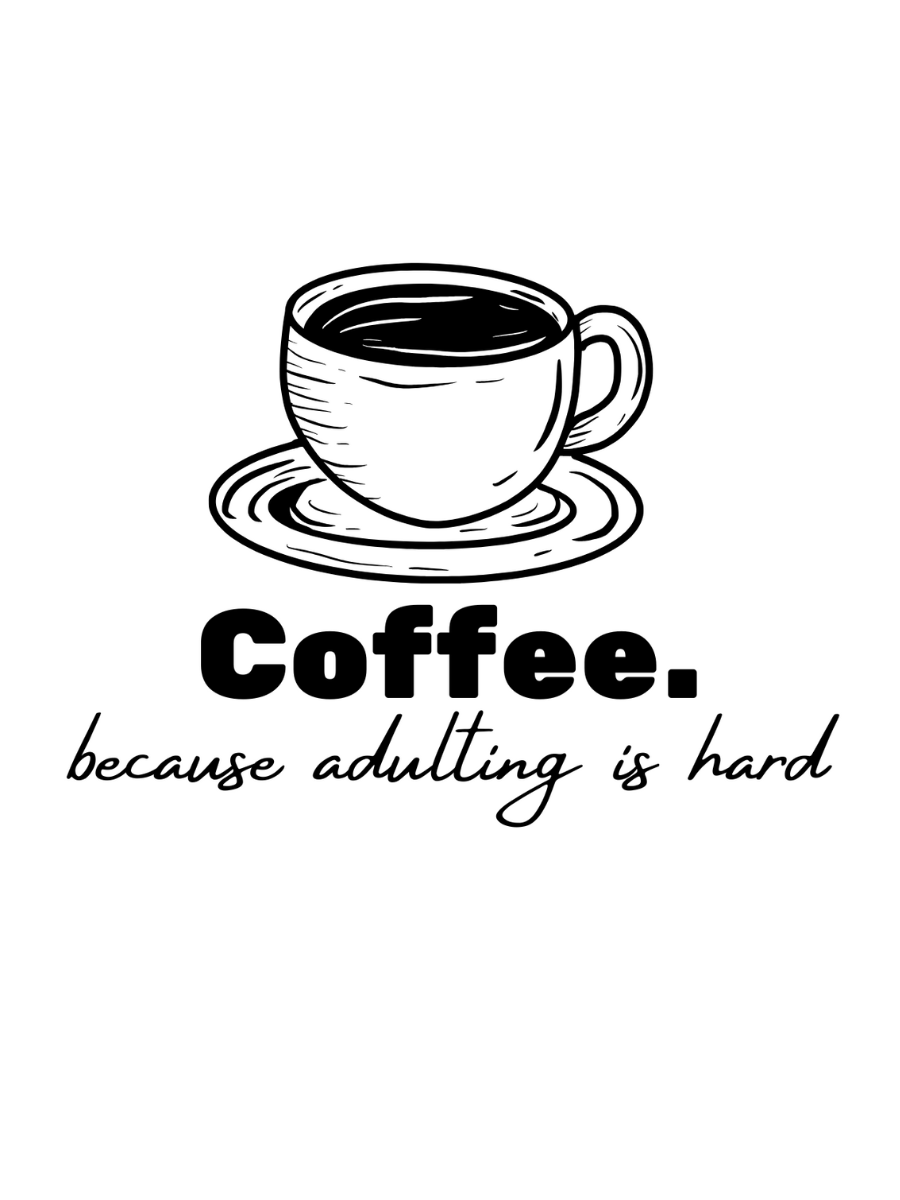 Coffee Oversized Graphic t shirt