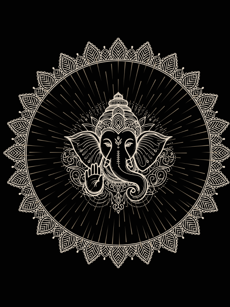 Indian Hindu God Oversized Graphic t shirt