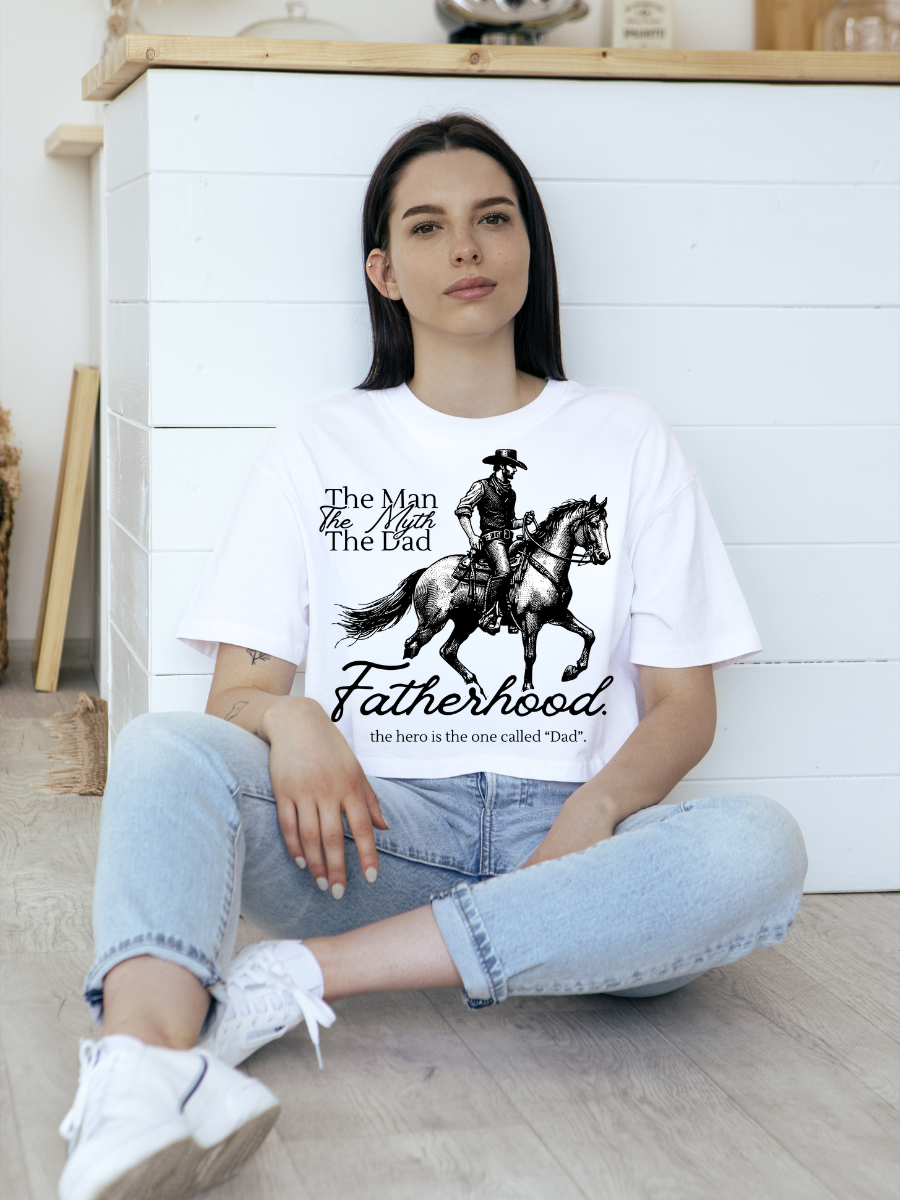 Fatherhood Oversized Graphic t shirt
