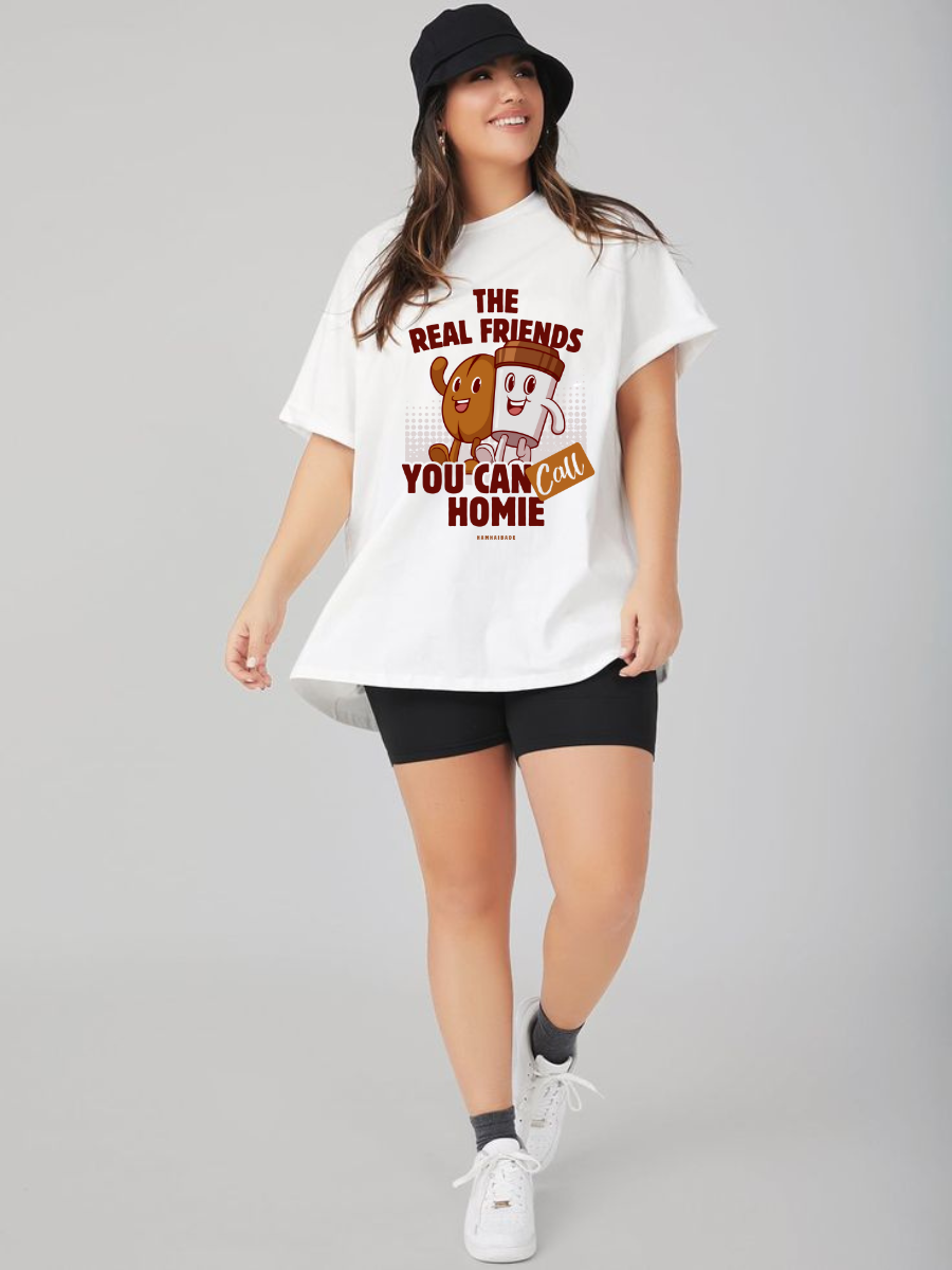 The Real Friends Oversized Graphic t-shirt