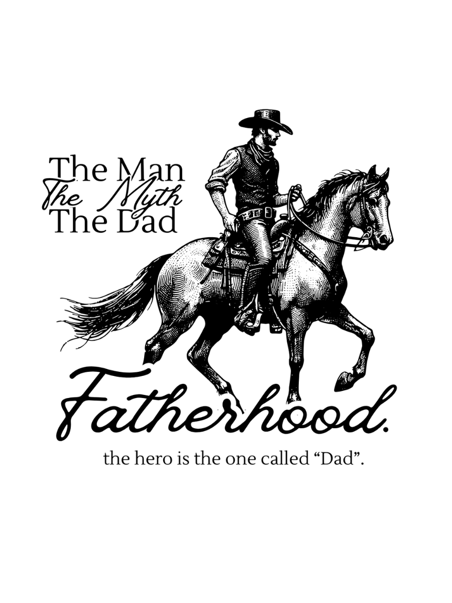 Fatherhood Oversized Graphic t shirt