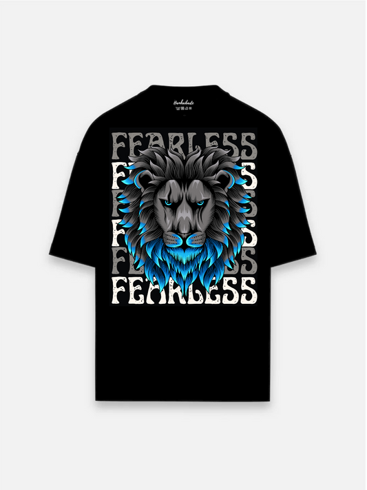 Fearless Loin Oversized Graphic t shirt