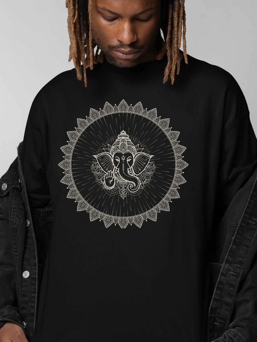 Indian Hindu God Oversized Graphic t shirt