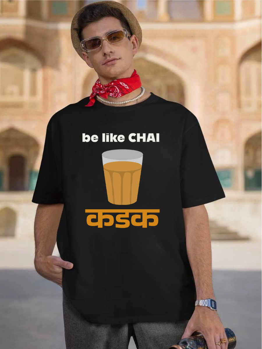 Be like Chai Oversized Graphic t shirt