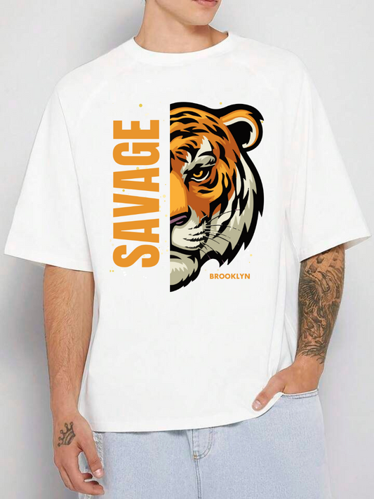 Tiger Oversized Graphic t-shirt