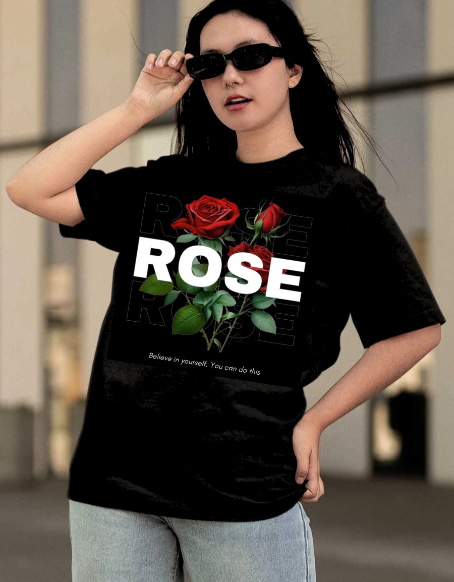Belive in yourself Oversized Graphic t shirt