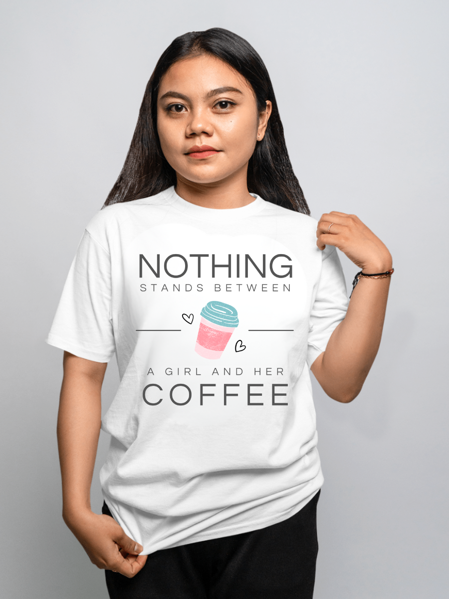 Nothing Coffee Oversized Graphic t shirt