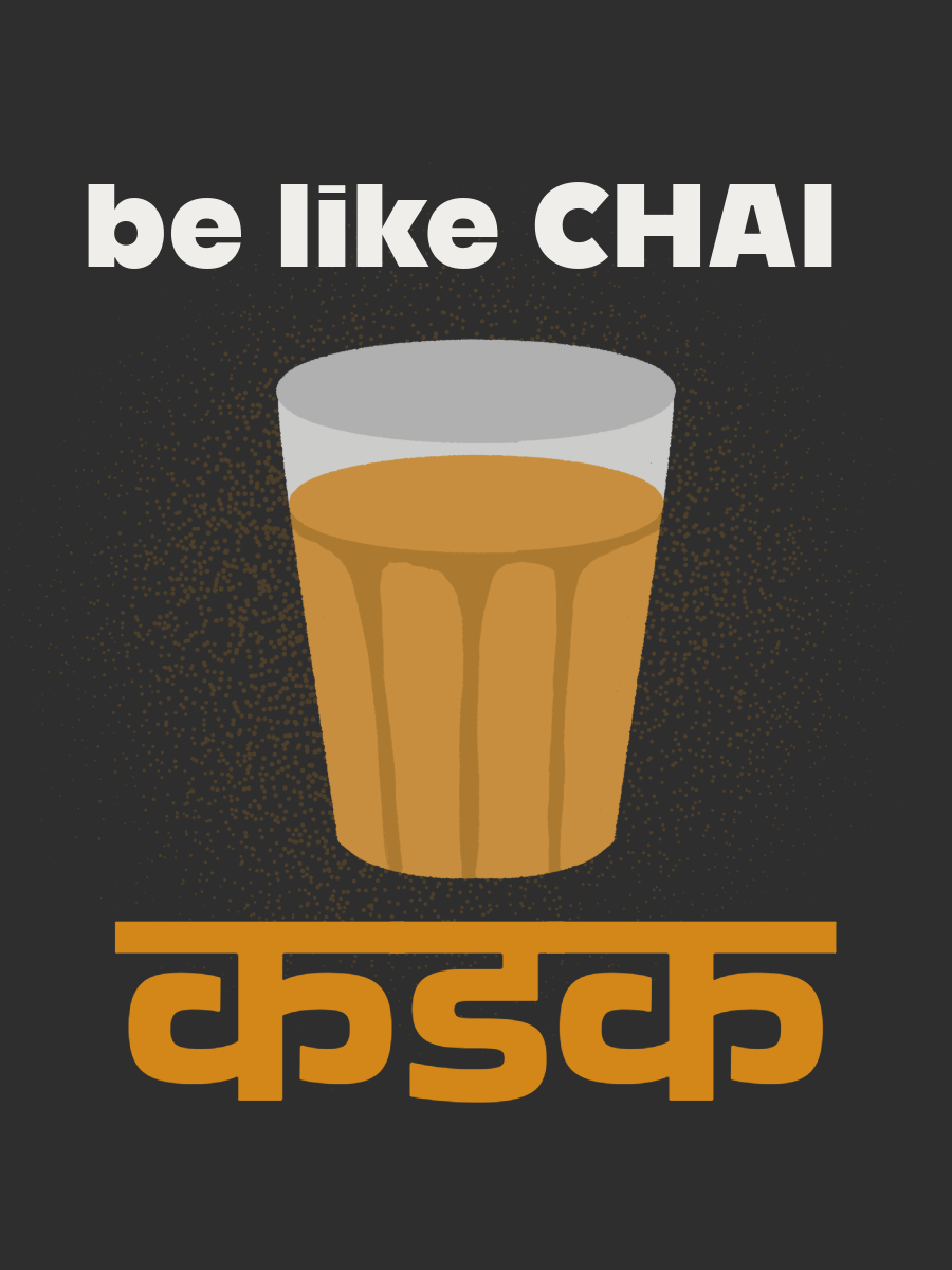 Be like Chai Oversized Graphic t shirt