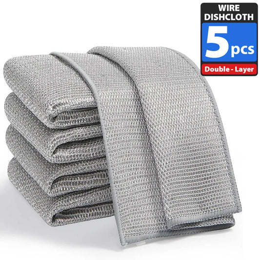 Multipurpose Dishwashing Rags for Wet and Dry (Buy 10 Pcs Get 10 Pcs Free)